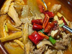 武当山竹笋牛杂煲-清水亭湖北菜(大屯DT51店)