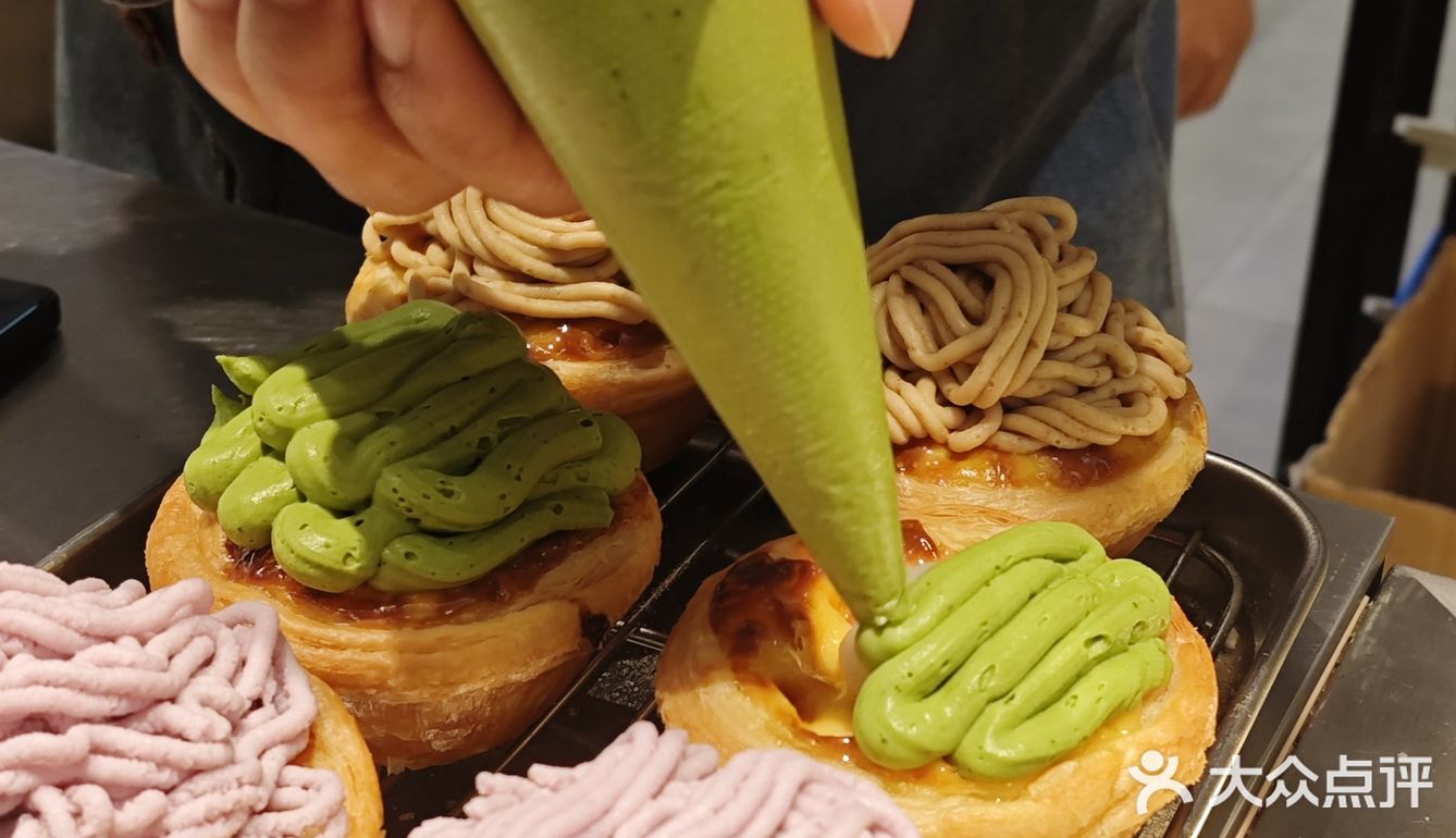 打卡最近南京超火的手工蛋挞，好看又好吃❗