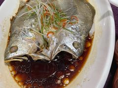 脆磷蒜香鲈鱼-万柳阁小馆·花园餐厅(龙潭湖店)
