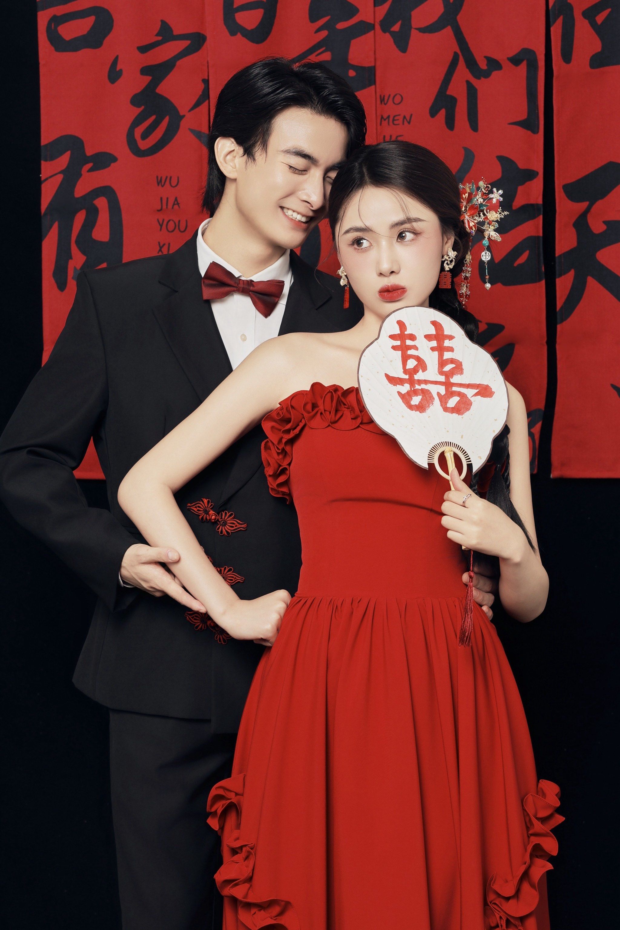 爸妈都忍不住炫耀的新中式喜嫁风婚纱照!太好看