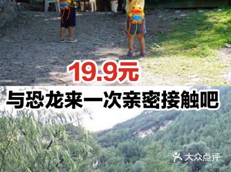 19.9元与恐龙来一次亲密接触吧