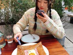 鸡蛋蘑菇熏肉荞麦可丽饼-RAC BAR(安福路店)