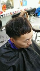 额头秃顶，遮盖。-SH名剪坊.造型设计