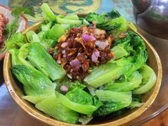 红葱头淋生菜-桃姐农庄老字号(从化温泉店)