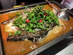 -探鱼·鲜青椒爽麻烤鱼(东城万达广场店)