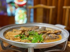 -东来菜馆•手抓海鲜家常菜•海鲜锅贴(鸽子窝店)