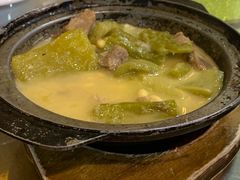 苦瓜腩肉煲-百年银屏蚝烙·潮汕菜·非遗(乐山店)