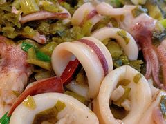 酸菜炒鱿鱼-温岭人家(红花北路店)