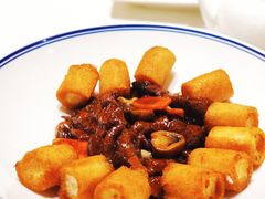 脆皮鲜奶拼蚝油牛肉-和记小菜(东方店)