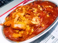 鲜茄带骨猪排焗饭-敏华冰厅(平安金融中心店)