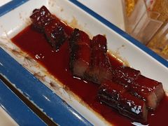 招牌脆皮烧肉拼黑豚叉烧-海宝酒家(中山四路店)