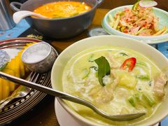 中部绿咖喱鸡肉-帕蓝·暹罗料理(曲阳店)
