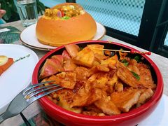 酸梅酱苹果猪颈肉-大树餐厅(红旗街万达店)