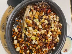 宫保鸡丁烤鱼（清江鱼/斤）-锦尚阁烤鱼(望京新荟城店)