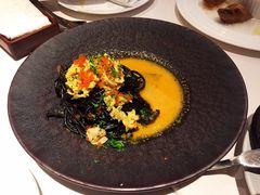 蛤蜊蟹肉鱼子酱海胆墨鱼面-L'Arome芳芳法国餐厅(仙林金鹰店)