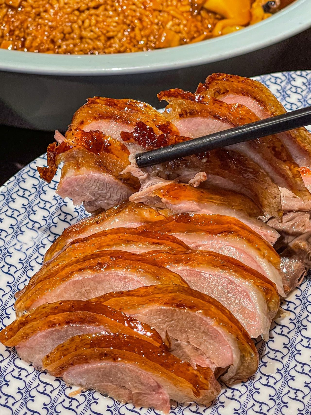 西安这个烤鸭!好好吃啊!