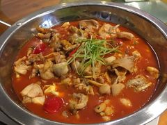 干锅香辣牛蛙-茅炒屋龙虾·烧烤·湘菜(新河路店)