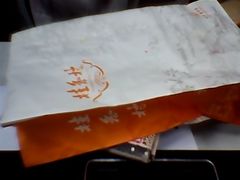 玫瑰饼小包装纸袋。。。已经被我弄皱了-桂香村(护国寺店)