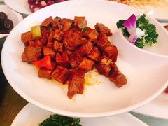牛肉炒菇-水中仙东方会馆(丹阳店)