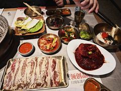 -草家酱蟹炭火烤肉店(珲春南路一店)