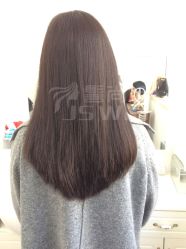 头发整体呈现艳丽效果-髻尚坊增发补发织发假发定制