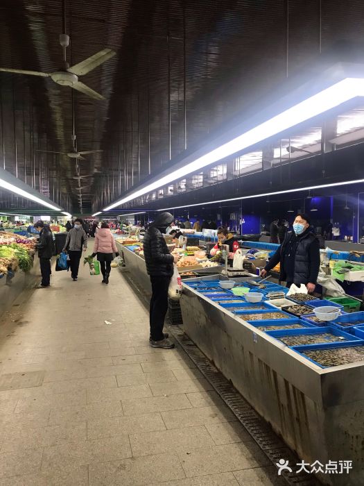 陇南批发市场自助取餐区图片