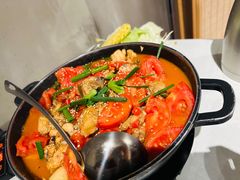 -贵州辣子鸡番茄鸡