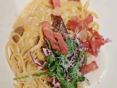 牛肝菌蘑菇奶油意大利面配温泉蛋-卡朋西餐(悦汇城店)