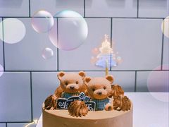 -咖咖熊蛋糕定制·英国蓝风车动物性淡奶油