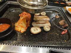 烤五花肉-韩阳王石板烤肉
