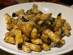 芝麻酥茄子-范家小馆·烤鸭新京菜(金融街店)