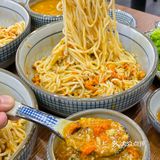12只蟹做的一碗蟹黄捞面🍜我连碗都想舔干净