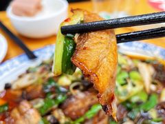蒜苗回锅肉-雨田饭店(华兴东街店)