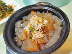 崂山海凉粉-崂山水果园农家宴(泉水鸡店)