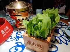 生烫鸡毛菜-卢大鲜鱼头捞饭(美利广场店)