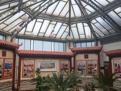 花房，钢架玻璃穹顶-青岛德国总督楼旧址博物馆