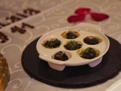 香草焗蜗牛配蒜香面包-Olive橄榄花园漂亮饭主题布置餐厅(大望路店)