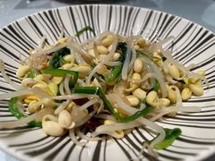 菠菜豆芽拌面筋-汉唐宴长安食府