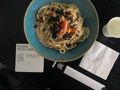 炙烤明太鱼籽野生虾仁拌面-里面·Noodlology(机电院店)