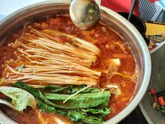 番茄牛肉汤锅-嘎嘎鸭脑壳(蜀汉路店)