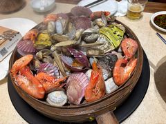 招牌一笼海鲜-船梆煮•蒸汽海鲜·炉火烤肉(五四广场店)