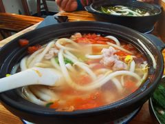 番茄肉片细米线-贵州沾水米线(学田湾店)