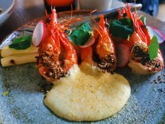 白芦笋配烤虾-BOR Eatery(安福路店)