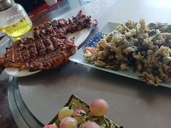 -北京龙庆四季香农家饭庄·灶台鱼·碳烤虹鳟鱼(龙庆峡店)