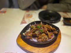 铁板蒜香豚颈肉-羽寿司(东方宝泰店)