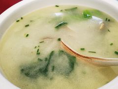 沙白豆腐芥菜汤-深圳市大鹏新区华记山海农庄餐厅