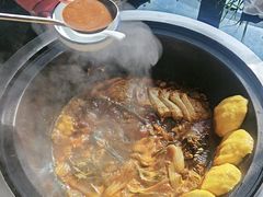 -北京龙庆四季香农家饭庄·灶台鱼·碳烤虹鳟鱼(龙庆峡店)