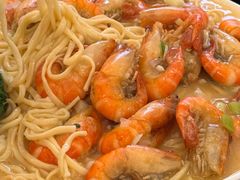 罗氏虾长寿面-家乡饭店(里仁洞店)