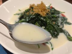 豆浆蟹肉番薯叶苗-唐宫小聚(新港中心店)