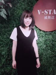 免打理甜美修颜中短发-V-STAR威斯达•高级私人定制